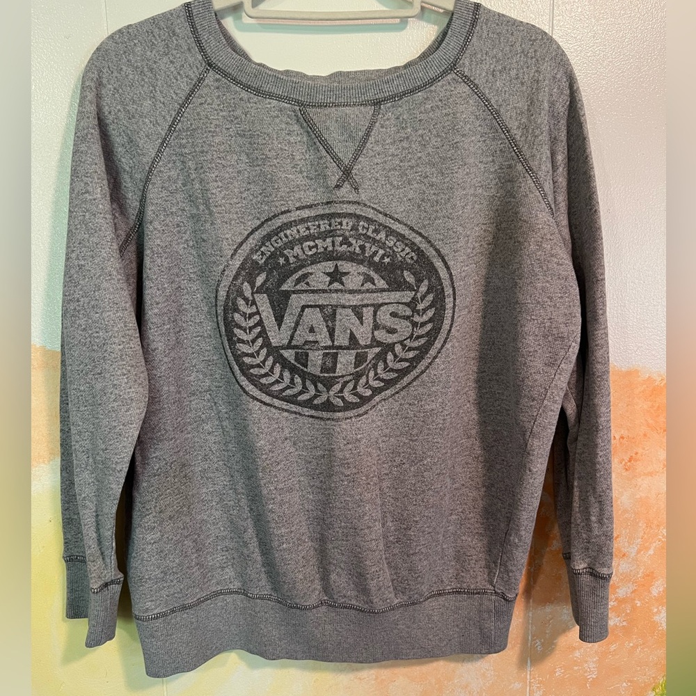 Vans crew neck pullover sweatshirt